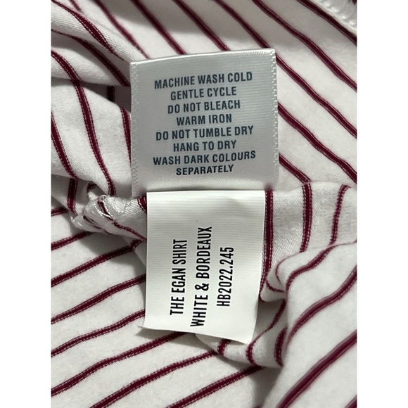 Holderness & Bourne The Egan Shirt Men’s Medium White Red Polo Performance Golf - Picture 10 of 10